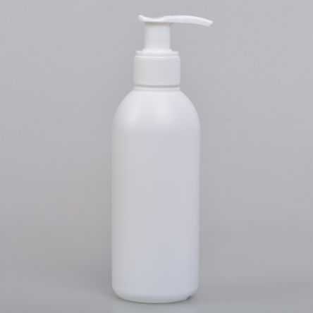 Butelka 200 mL (HDPE), 24/410 + Pompka dozująca (PP), 24/410